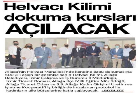 Helvacı Kilimi Yeniden Hayat Buluyor