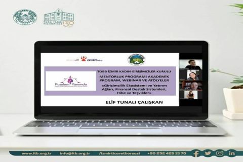 Girişimcilik Ekosistemi ve Yatırım Ağları, Finansal Destek Sistemleri, Hibe ve Teşvikler” online etkinliği