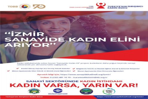 Sanayide Kadın Eli Projesi Başvuruları Başladı!