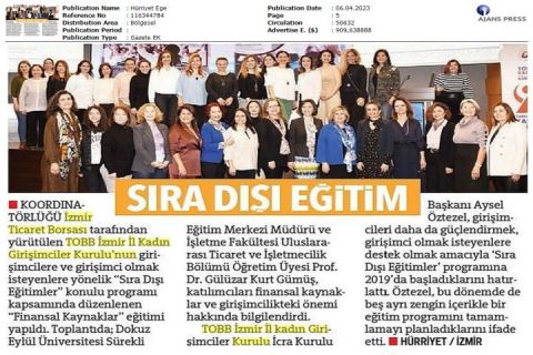 GİRİŞİMCİLERE  SIRA DIŞI EĞİTİMLER- FİNANSAL KAYNAKLAR