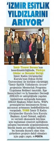 İZMİR EŞİTLİK YILDIZLARINI ARIYOR PROJESİ