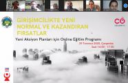 Girişimcilikte Yeni Normal Ve Kazandıran Fırsatlar Yeni Aksiyon Planları İçin Online Eğitimi gerçekleştirildi.