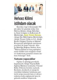 Helvacı Kilimi Yeniden Hayat Buluyor