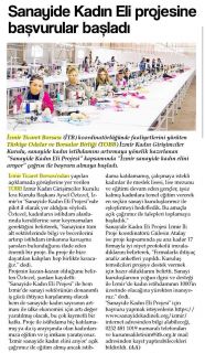 SANAYİDE KADIN ELİ PROJESİ